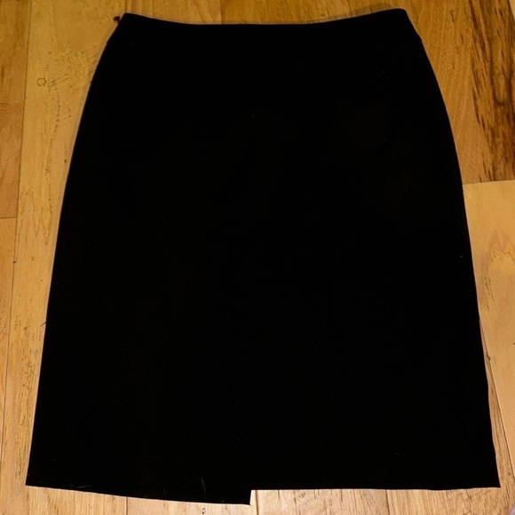 Calvin Klein Sz 4 black pencil skirt - Picture 3 of 7